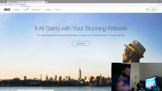 WIX Website Tutorial: Make A Website For Selling Beats – Screenshot 1