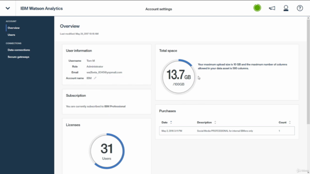 Fundamentals of Watson Analytics – Screenshot 4