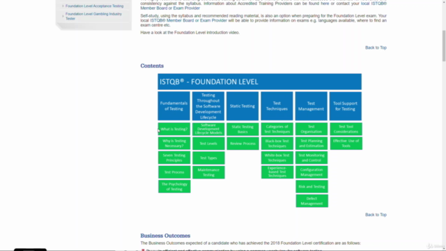 ISTQB Foundation Level preparation course+1000quiz examples – Screenshot 2