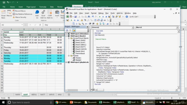 Excel VBA Collection Loops for Data Analytics Series3 – Screenshot 2