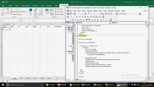 Excel VBA Collection Loops for Data Analytics Series3 – Screenshot 3