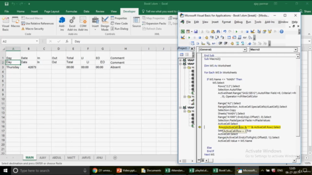 Excel VBA Collection Loops for Data Analytics Series3 – Screenshot 4