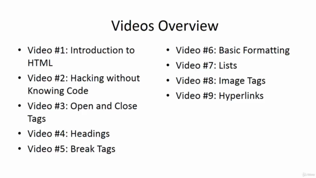 Basic HTML For Beginners: Build A Professional Web Pages – Screenshot 4