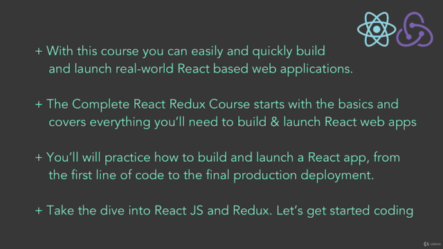 React: Web Apps with ReactJS and Redux - The Complete Course – Screenshot 1
