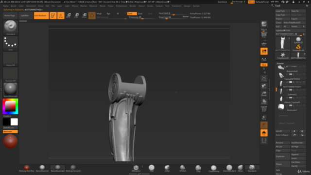 ZBrush Preparing 3D Scans for 3D printing! – Screenshot 4