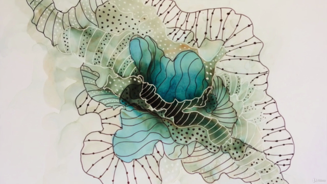Alcohol Ink ZenDoodle | Exploring Fluid Art – Screenshot 2