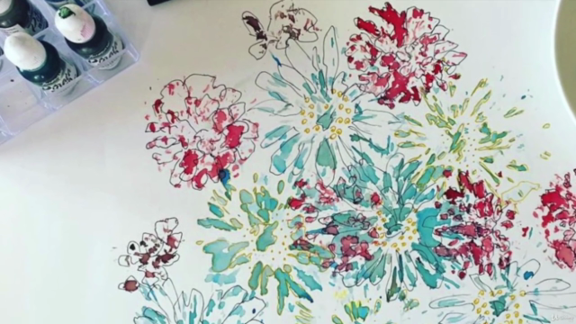 Alcohol Ink ZenDoodle | Exploring Fluid Art – Screenshot 3