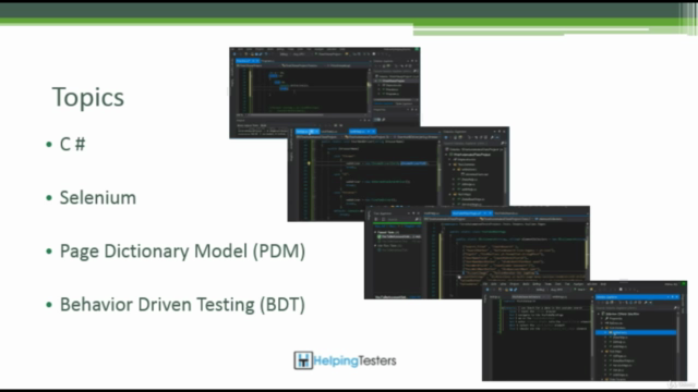 Develop Selenium framework with C# and Specflow BDD – Screenshot 1