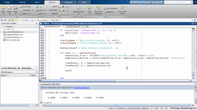 How to code a MATLAB/SIMULINK automation from scratch – Screenshot 3