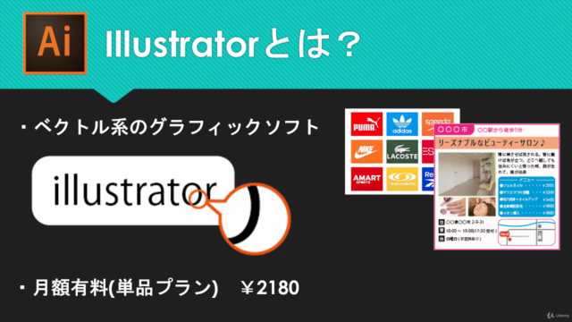 【印刷物編】知識ゼロから即戦力になるためのillustratorCC実践コース – Screenshot 1