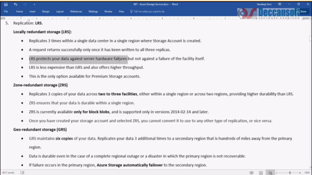 In-depth Implementation & Managing of Azure Storage Service – Screenshot 4