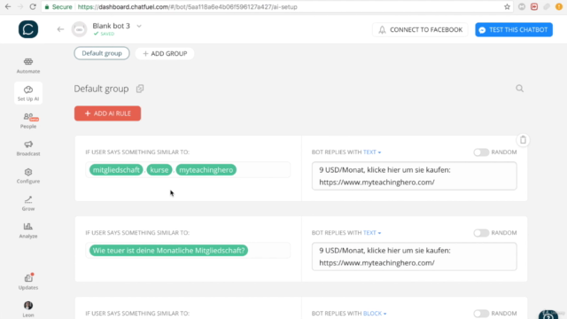 Facebook Messenger Marketing: Der Komplette Messenger Kurs – Screenshot 3