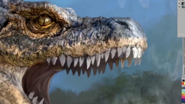 How to digitally draw/paint a realistic Dragon in Photoshop – Screenshot 4