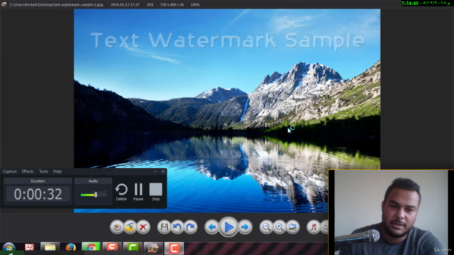 ( Watermark Software )دورة تصميم واضافة علامة مائية للصور بـ – Screenshot 2