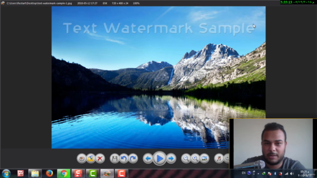 ( Watermark Software )دورة تصميم واضافة علامة مائية للصور بـ – Screenshot 4
