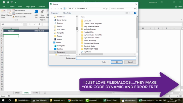 Learn Excel VBA - Files and Folder handling - Series6 – Screenshot 3
