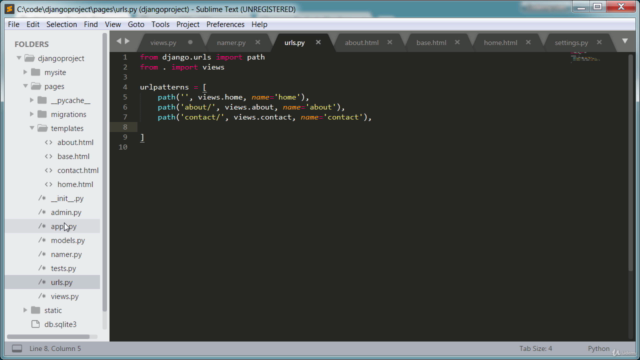 Intro To Django with Python For Web Development - Screenshot_03