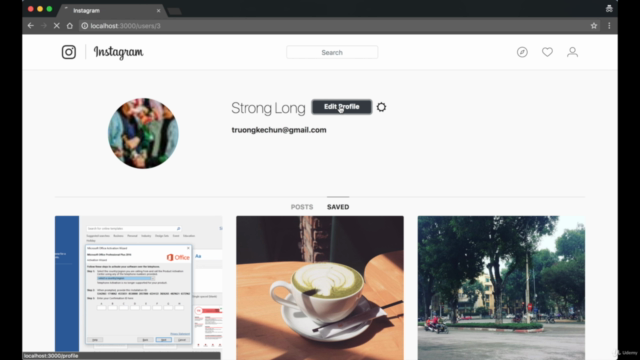 How to build Instagram using Ruby on Rails – Screenshot 4