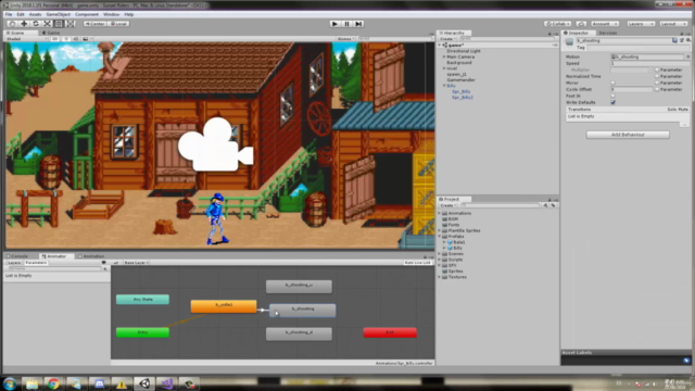 Como Crear Videojuegos 2D en Unity: Sunset Riders – Screenshot 3