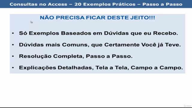 Consultas no Access - 20 Exemplos Completos - Passo a Passo – Screenshot 2