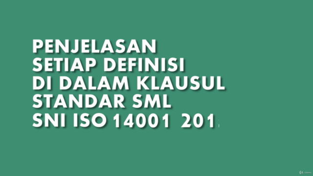 Sistem Manajemen Lingkungan (PLAN - Klausul 4, 5 dan 6 SML) – Screenshot 1