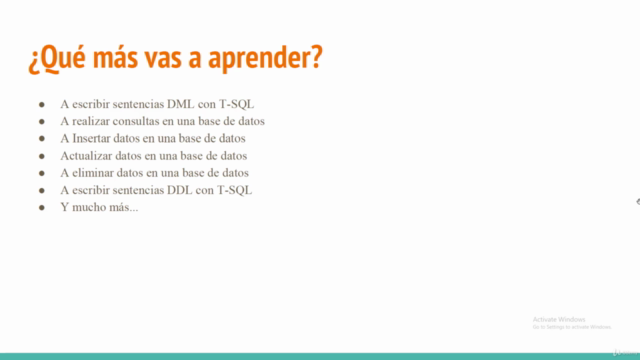 Introducción al manejo de datos con Transact-SQL – Screenshot 4