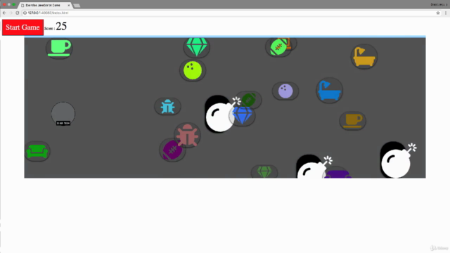 JavaScript Exercise - Target Blaster Game from Scratch – Screenshot 1