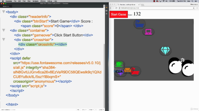 JavaScript Exercise - Target Blaster Game from Scratch – Screenshot 2