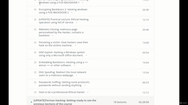 Ethical Hacking: Hacking using Linux & Termux From Scratch – Screenshot 3