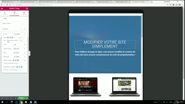 [Elementor Builder] Créer un site internet [WordPress] – Screenshot 4