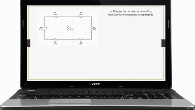 Análisis de circuitos en corriente continua – Screenshot 3