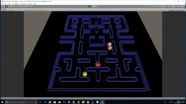 Unity Tutorial: PacMan 3D - Screenshot_03