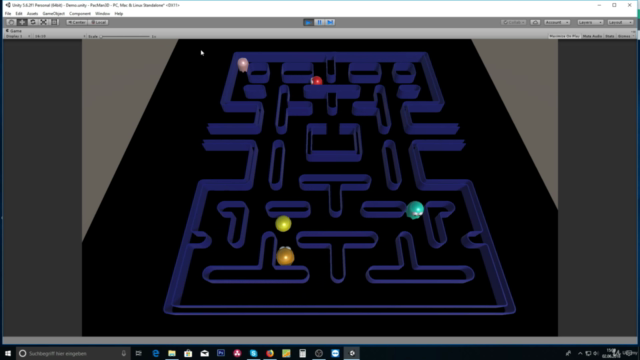 Unity Tutorial: PacMan 3D - Screenshot_04