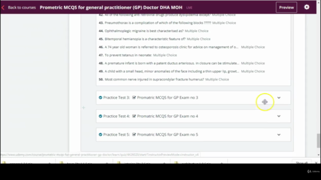 Prometric MCQS for general practitioner (GP) Doctor DHA MOH – Screenshot 1
