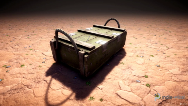 Houdini 16.5 - Procedural Prop Modeling - Ammo Crate – Screenshot 4