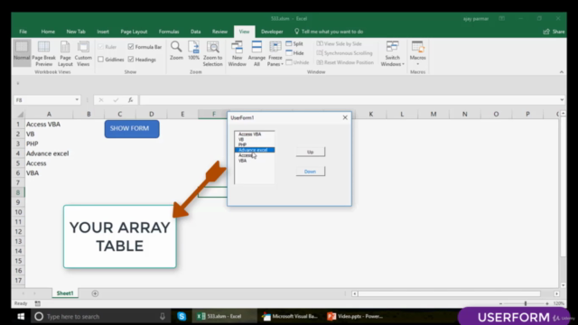 Excel VBA In-Depth USERFORMS Series7 ( 7hrs Amazing Content) – Screenshot 1