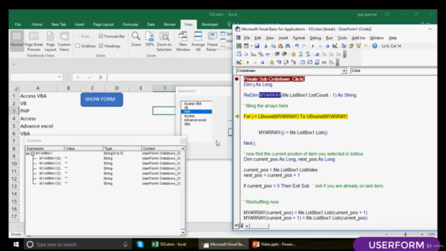 Excel VBA In-Depth USERFORMS Series7 ( 7hrs Amazing Content) – Screenshot 2