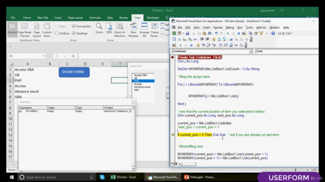 Excel VBA In-Depth USERFORMS Series7 ( 7hrs Amazing Content) – Screenshot 3