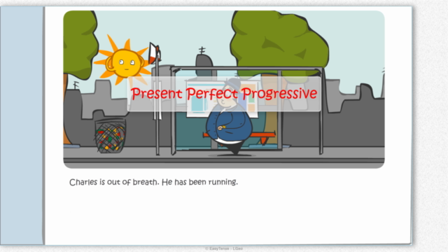 English Grammar: Tenses with Animations, Sounds and Quizzes – Screenshot 3