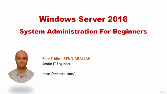 Windows Server 2016 Administration For Beginners – Screenshot 1
