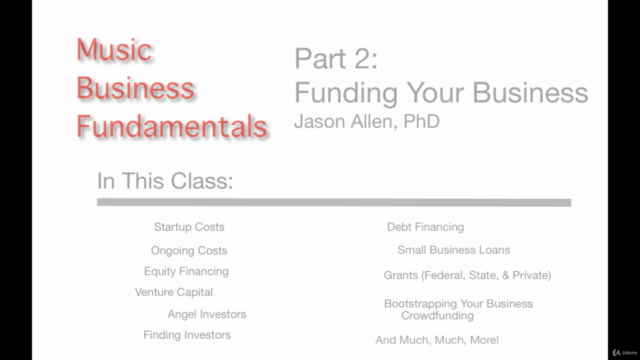 Music Entrepreneurship, Part 2: Funding Your Business – Screenshot 1