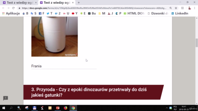 Formularze Google - ankiety, głosowania, testy, quizy – Screenshot 3