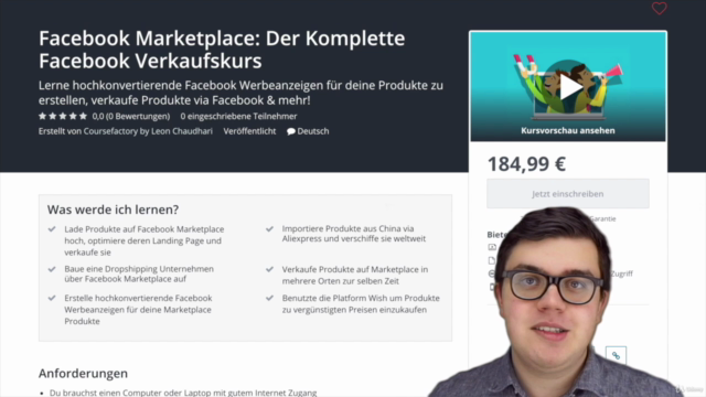 Facebook Marketplace: Der Komplette Facebook Verkaufskurs – Screenshot 2
