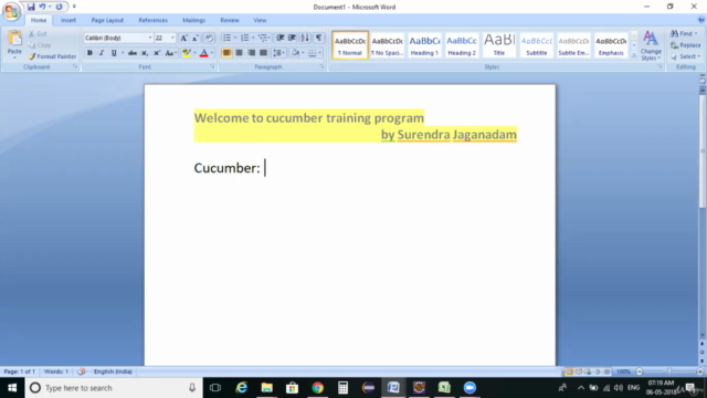 CUCUMBER -BDD Framework for Selenium , Protractor and Appium – Screenshot 1