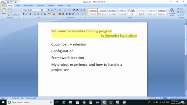 CUCUMBER -BDD Framework for Selenium , Protractor and Appium – Screenshot 2