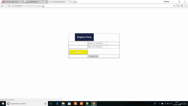Build a Complete Registration and Login System using PHP – Screenshot 2