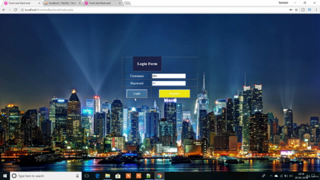 Build a Complete Registration and Login System using PHP – Screenshot 3