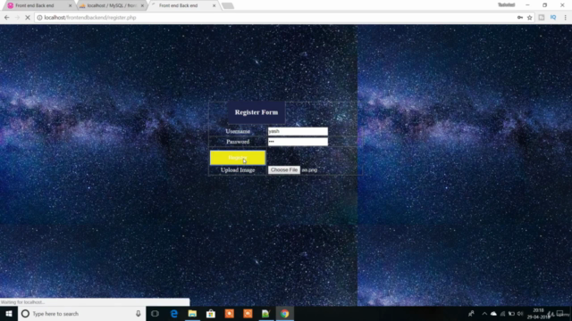 Build a Complete Registration and Login System using PHP – Screenshot 4