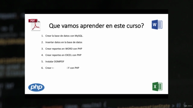 Crear Documentos Pdf, Word, Excel en Php Generar Reportes – Screenshot 3