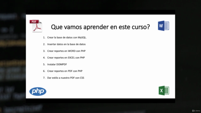 Crear Documentos Pdf, Word, Excel en Php Generar Reportes – Screenshot 4